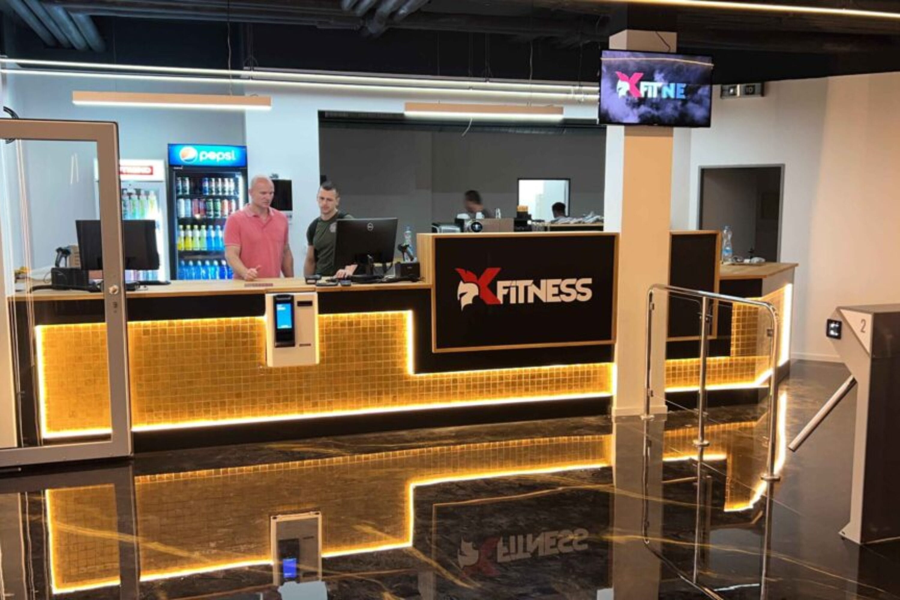 Recepce XFitness Smíchov