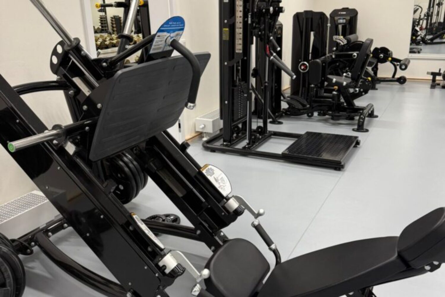 Fitness zóna s posilovacími stroji XFitness Lysolaje