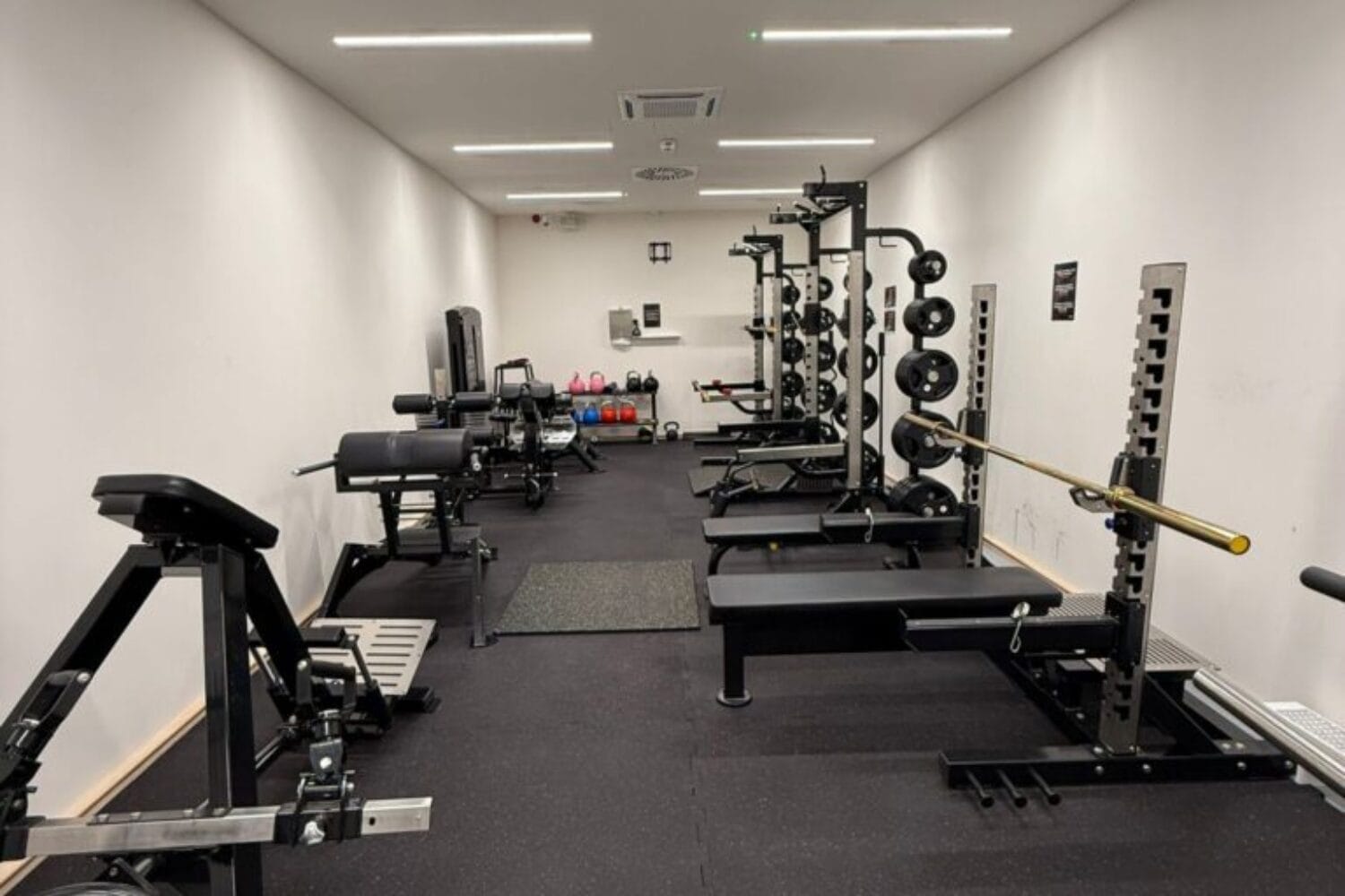 Fitness zóna s posilovacími stroji XFitness Lysolaje