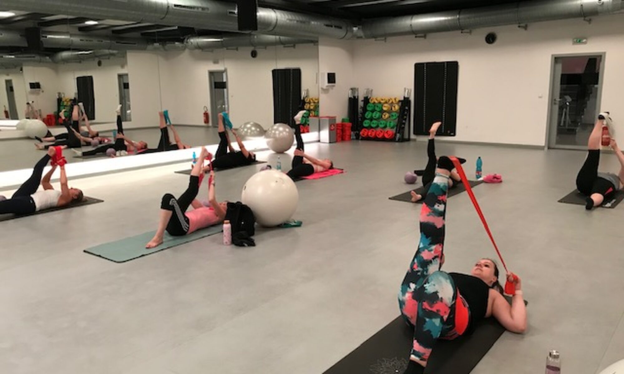 Pilates Skupinová lekce Pilates v XFitness Smíchov